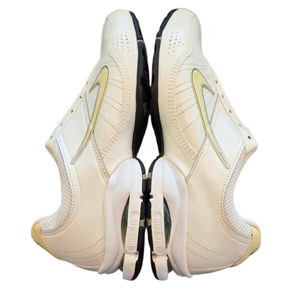 Nike Air Exceed Women's 9.5 White Yellow Training Shoes Lace Up Low Top - Picture 5 of 9